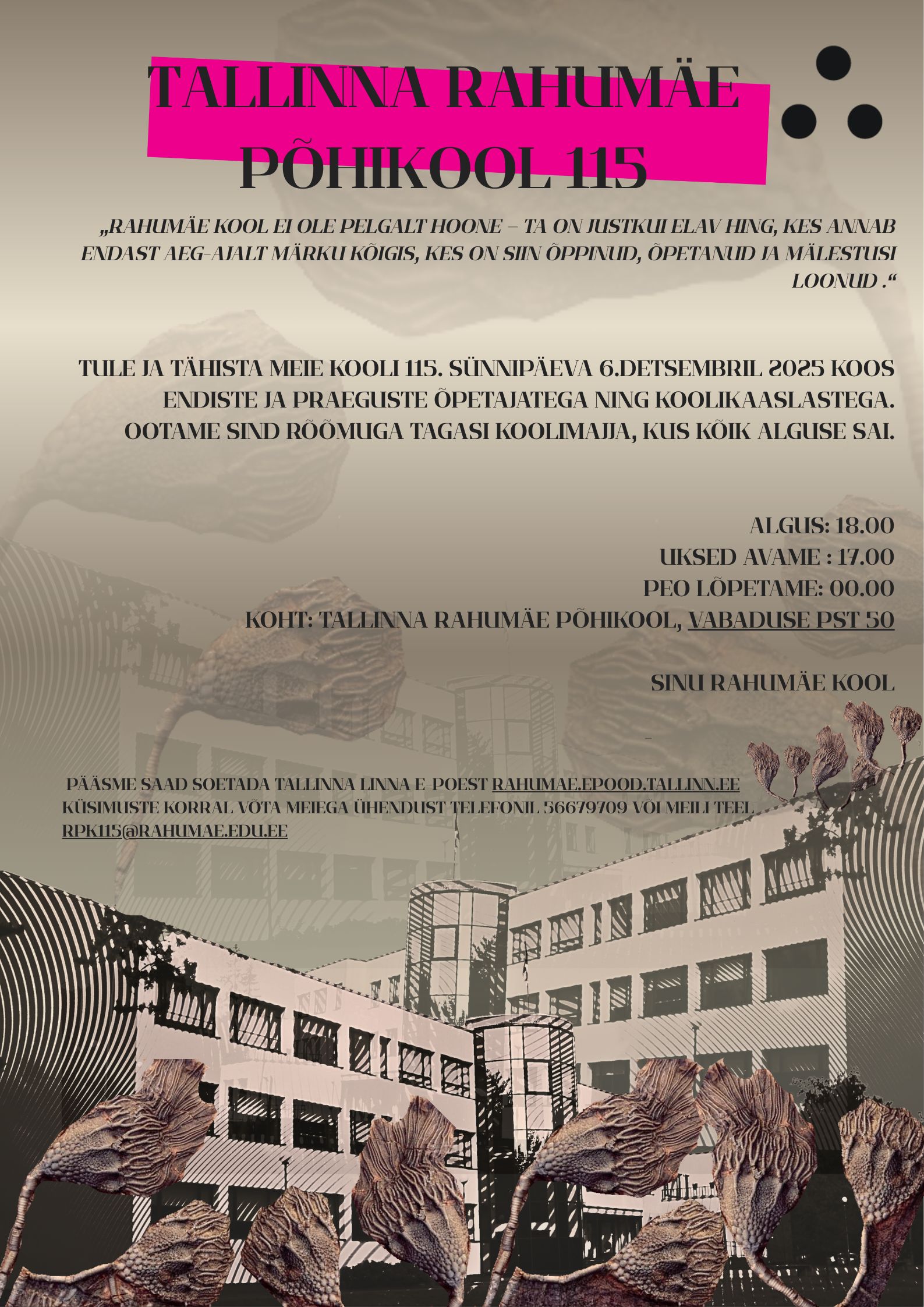 Rahumäe kooli 115. aastapäeva vilistlaspidu