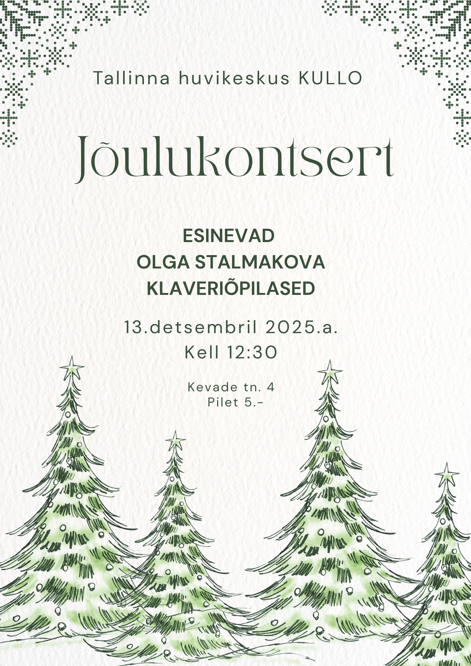 Klaveriõpilaste jõulukontsert