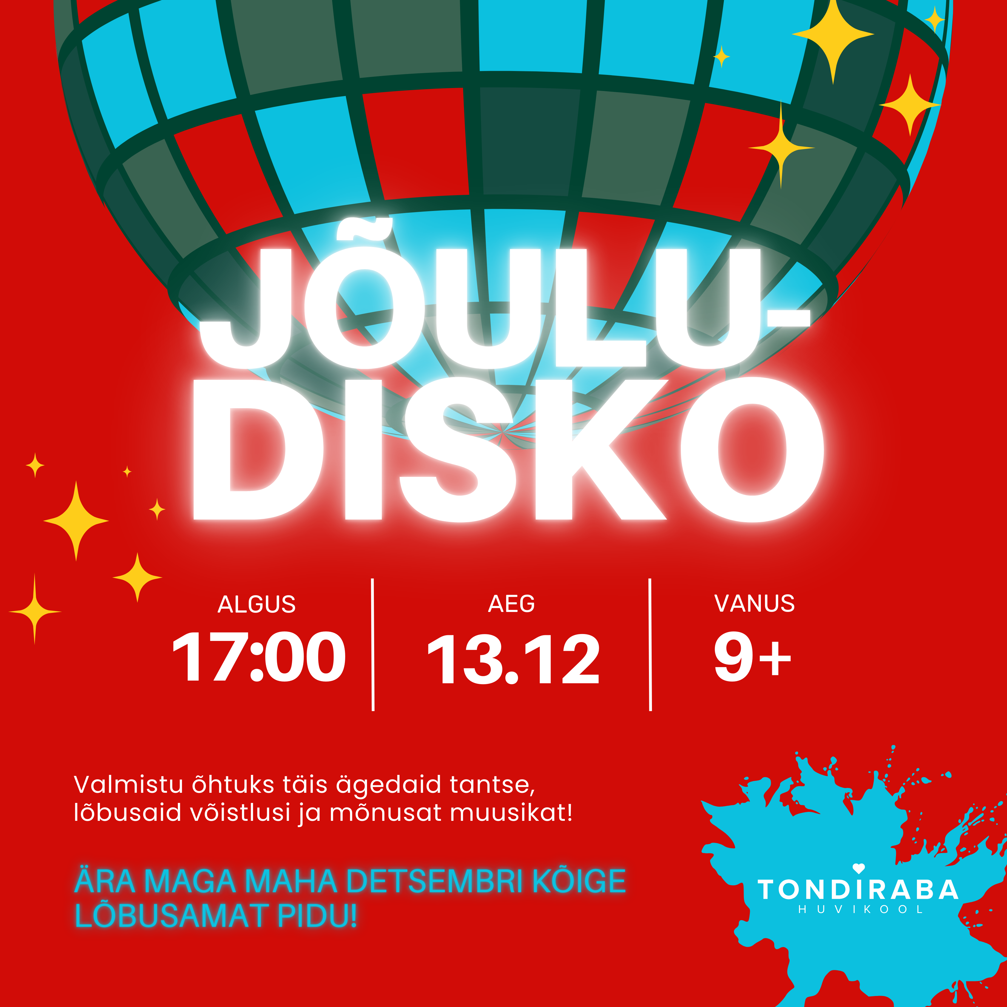 TONDIRABA HUVIKOOLI JÕULUDISKO